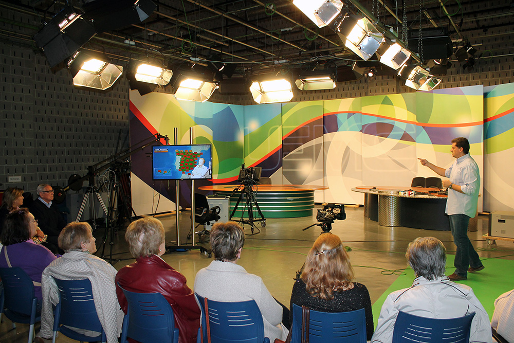 Visita al Plató de Cine y TV de la UEMC