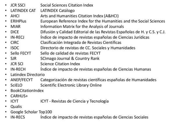 Listado invetsigación