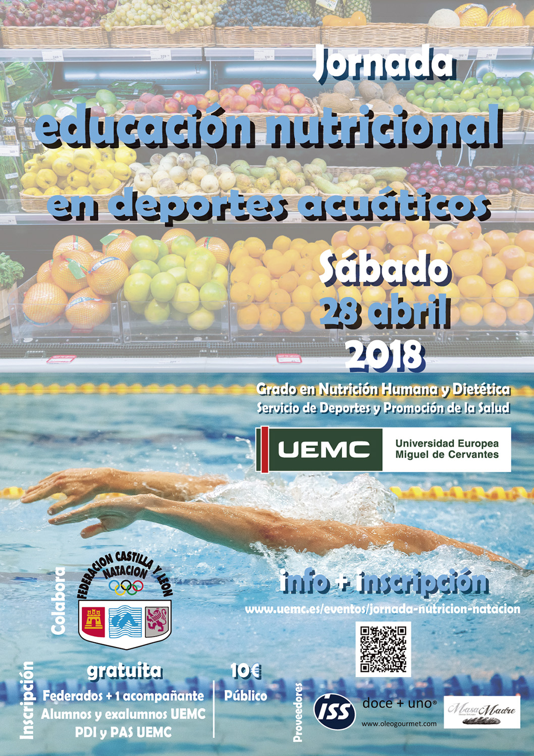 Jornada de Educación Nutricional en Deportes Acuáticos