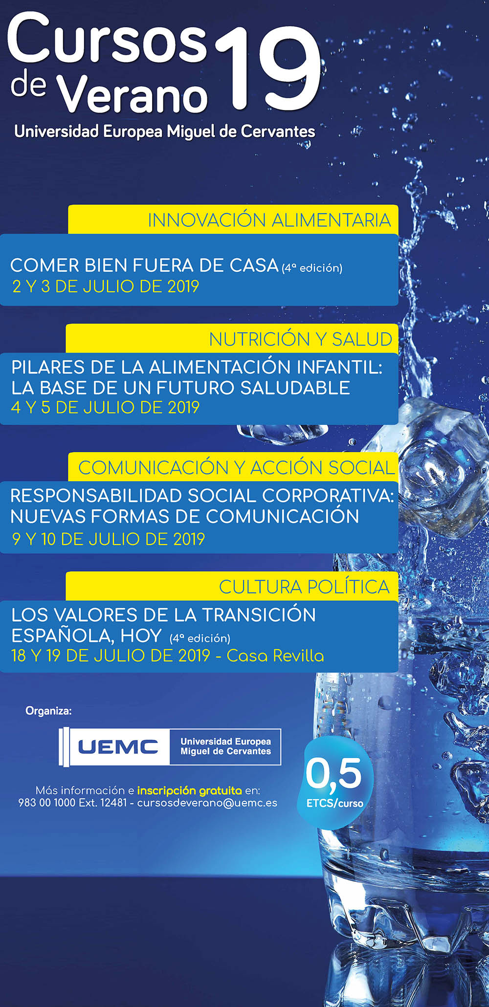 Cursos de Verano 2019