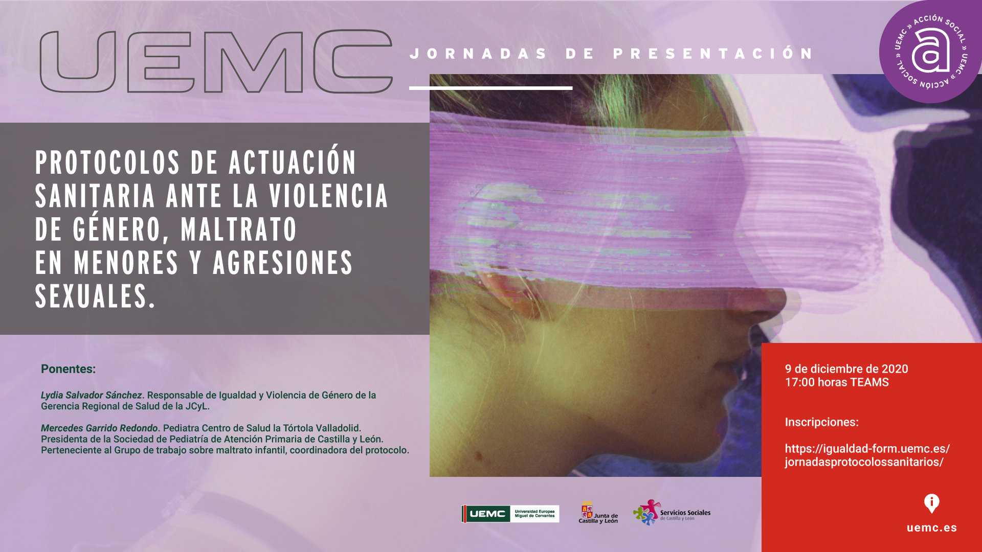 Jornadas de Presentación de Protocolos Sanitarios: Violencia de género, maltrato en menores y agresión sexual