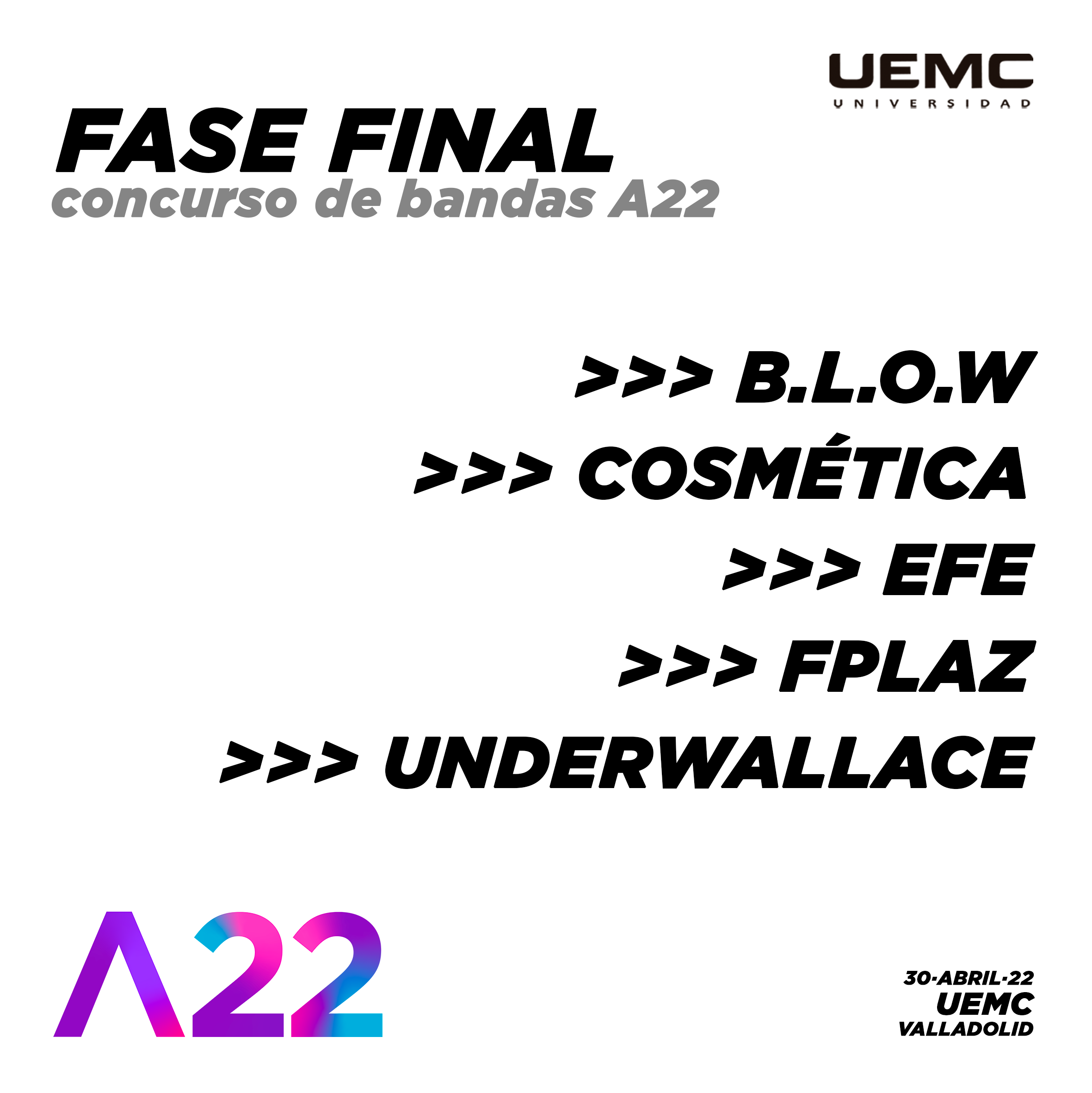 Final Astromona Fest 22 en la UEMC