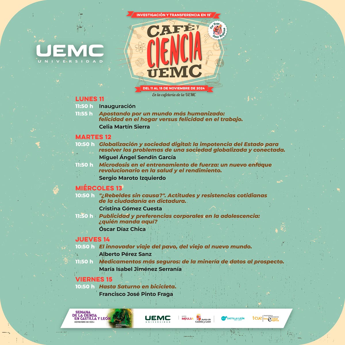 Programa Café y Ciencia en la UEMC 